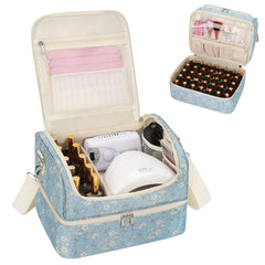 CUBETASTIC Nail Polish Organizer front view showing 45-bottle capacity for organized storage
