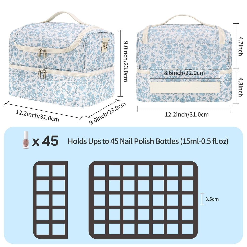 CUBETASTIC interior shows 10-slot board for easy polish selection