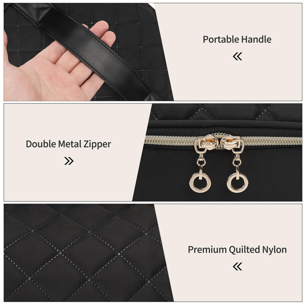 CUBETASTIC padded quilted nylon exterior protects delicate polish bottles.