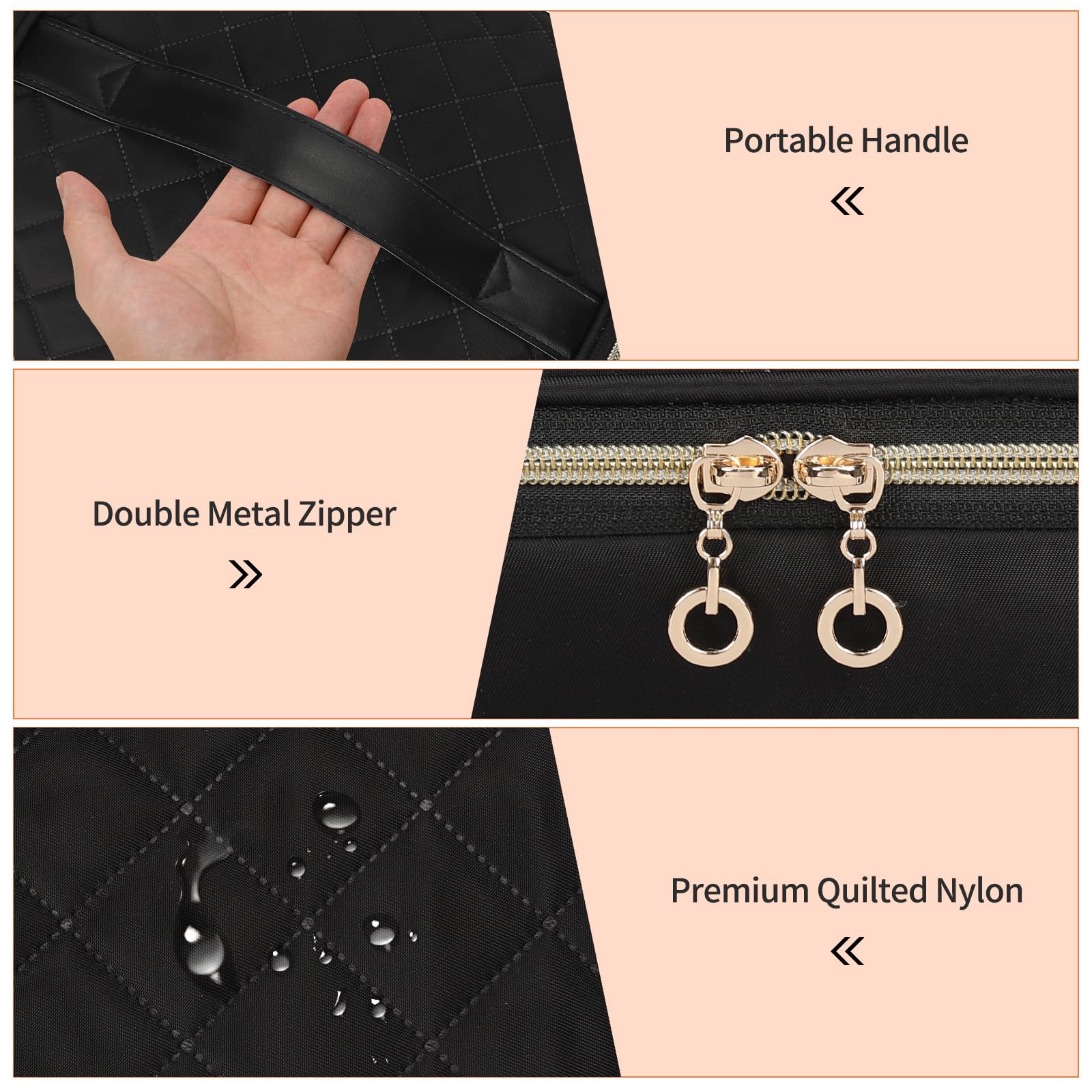 CUBETASTIC shoulder strap and luggage strap offer versatile carrying options