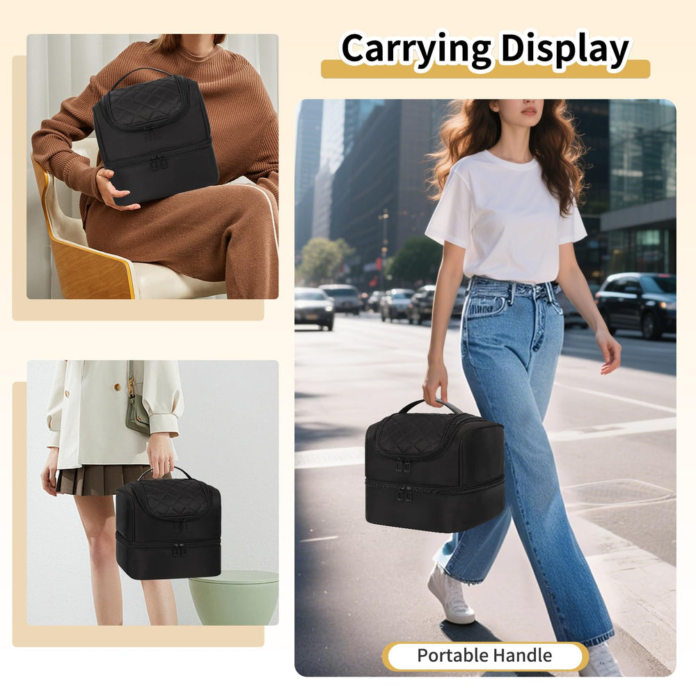 CUBETASTIC travel-friendly design shows top handle and straps for versatile use