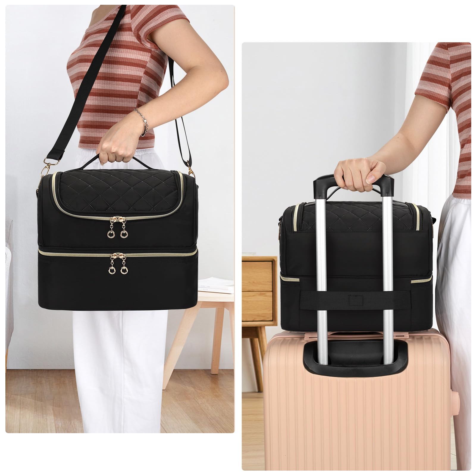 CUBETASTIC portable carry options include handle, strap, and luggage strap.