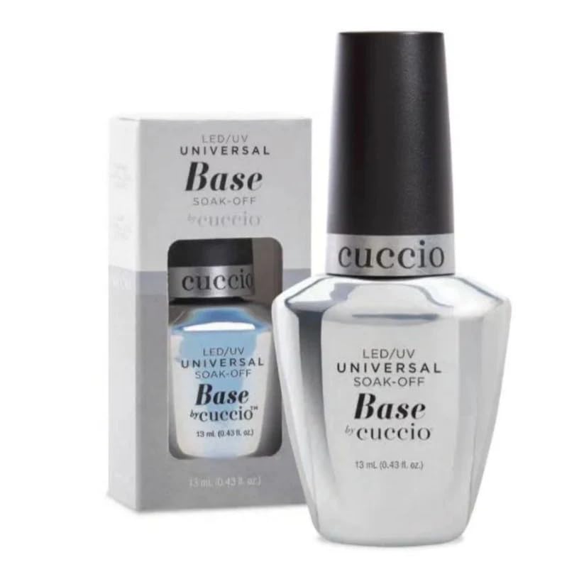Cuccio Base Coat delivers quick soak-off for efficient maintenance.