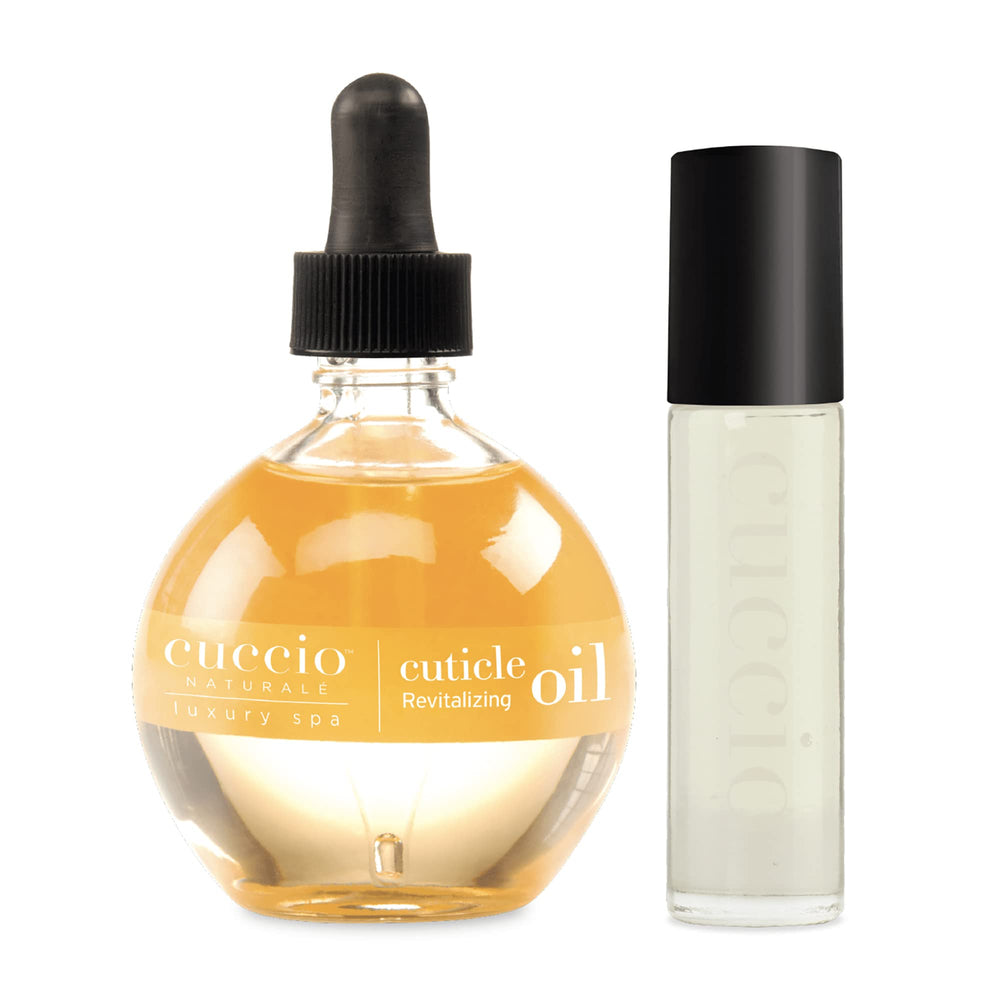 Cuccio Naturale Aceite Revitalizante Cutículas: botella con aroma leche y miel para hidratación suave.