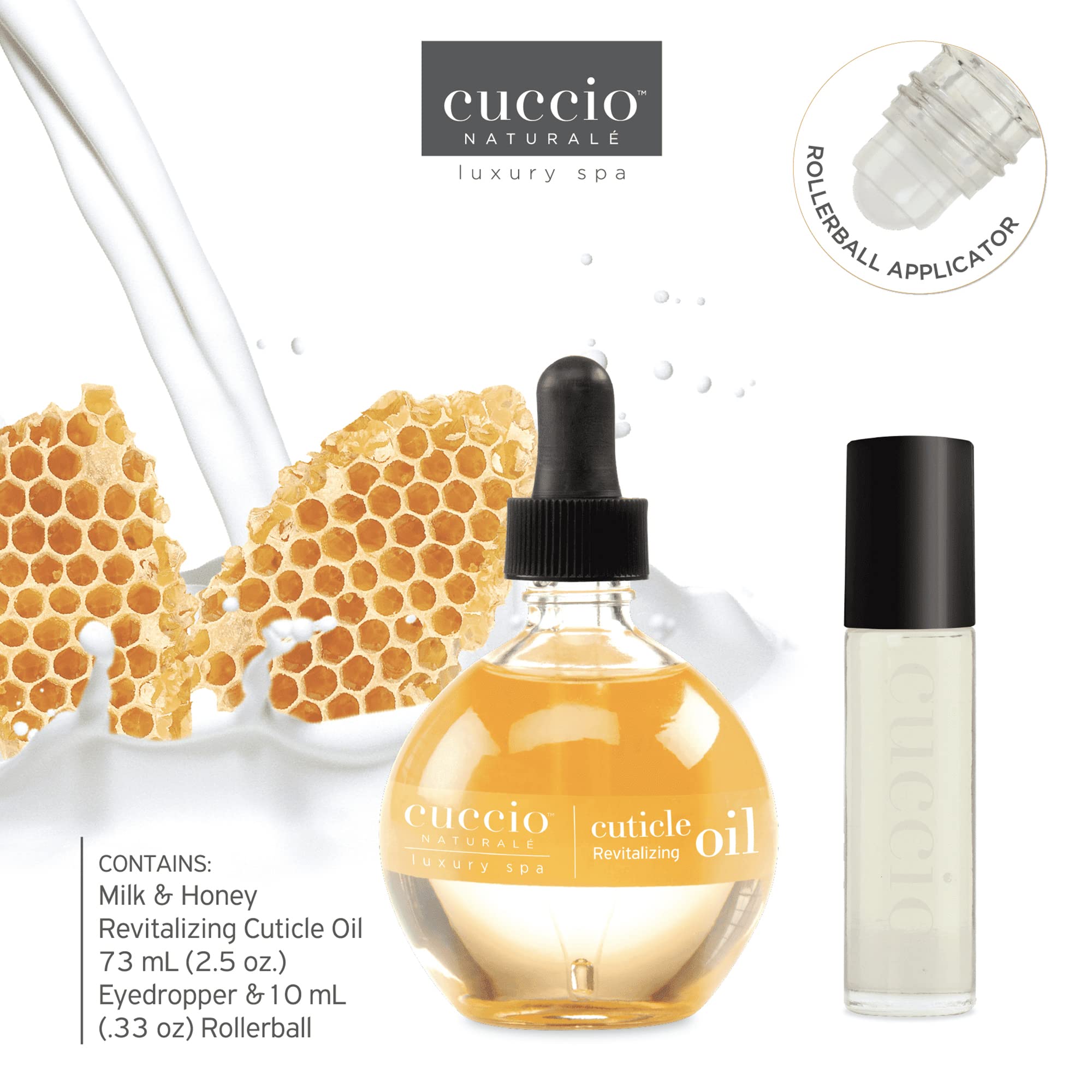 Cuccio Naturale Aceite Revitalizante Cutículas: textura ligera que se absorbe sin dejar residuo.