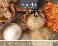Cuccio Naturale Butter Blend Vanilla Bean Sugar textured hands shows all-day moisture without heaviness.
