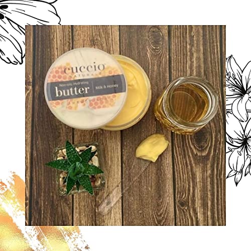 Cuccio Naturale Butter Blends dry-skin repair scene communicates nourishing protection