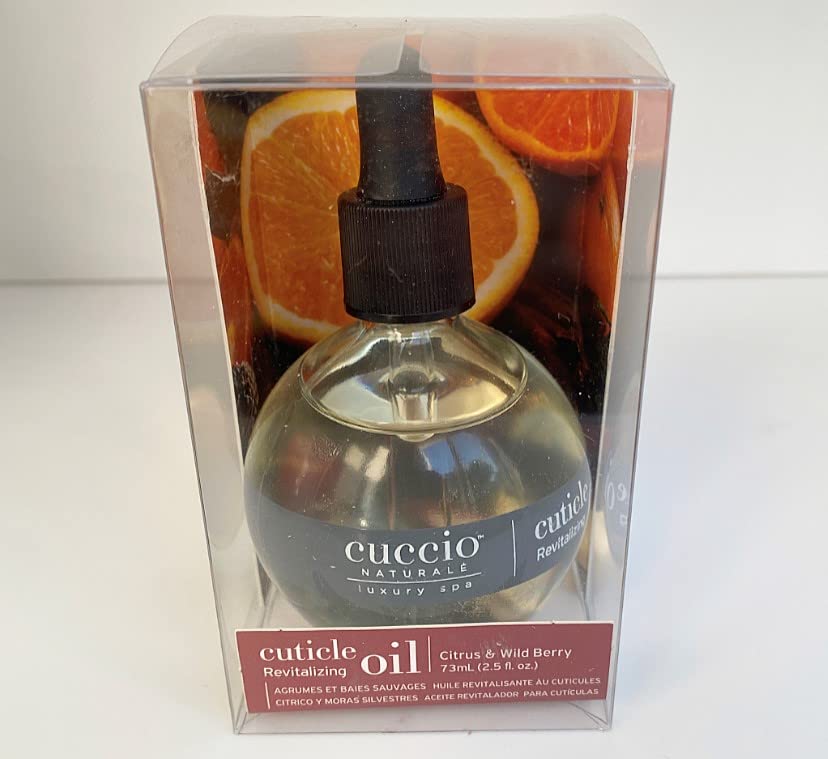 Cuccio Naturale Cuticle Oil spa-at-home setup showcasing salon-quality results.