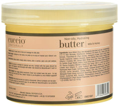 Cuccio Naturale butter texture melts effortlessly for quick, non-greasy moisturization.