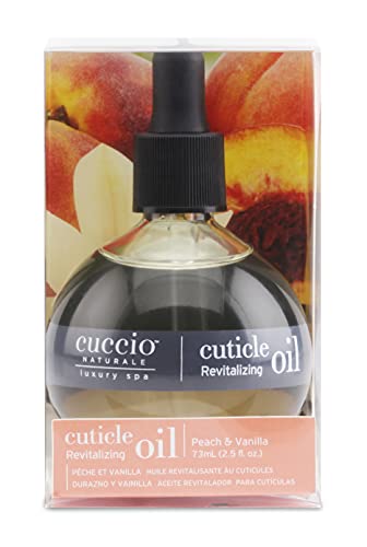 Cuccio Naturale Peach & Vanilla scent enhances relaxing nail care rituals