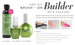 Cuccio Pro LED-UV Builder Gel natural-nail-fill image smooths and shapes the natural nail.