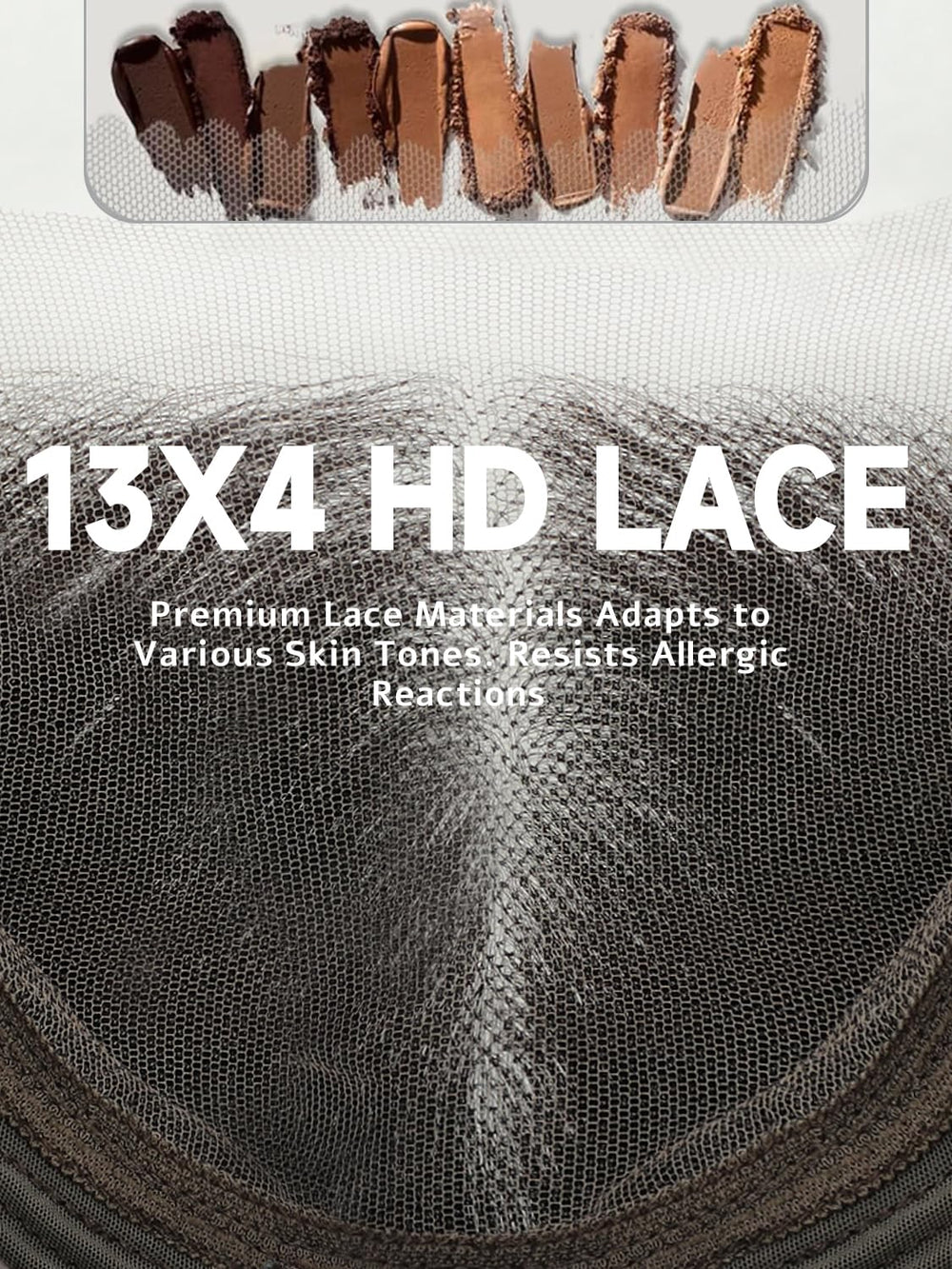 Cuiud hd lace 13x4 inch wig with transparent lace for seamless skin-tone melt