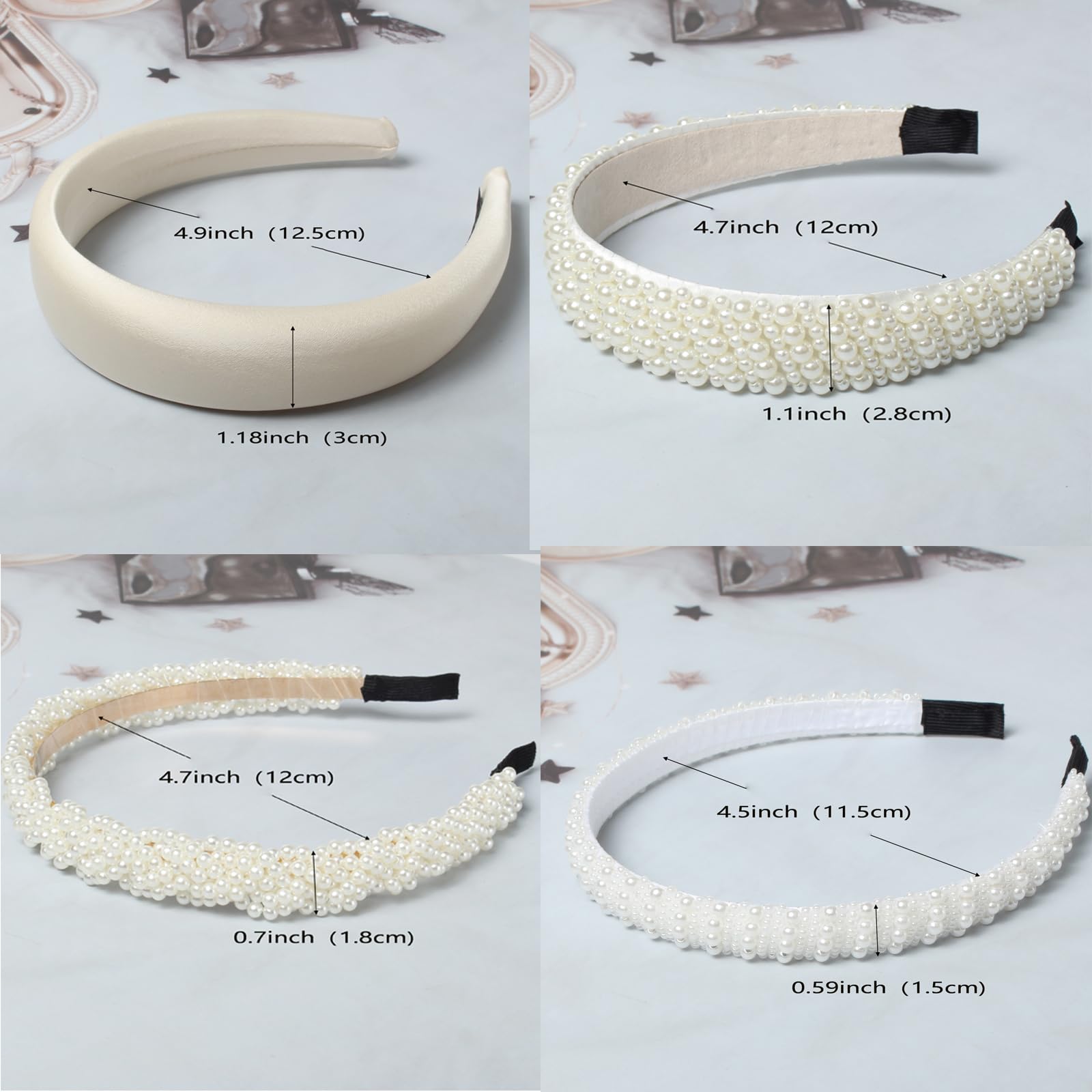 Cuizhiyu dainty headbands designs offer multiple styles to match outfits.