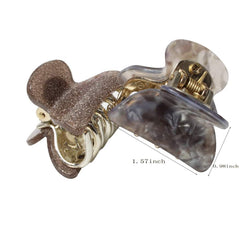 Cuizhiyu double-interlocking-teeth clip secures hair securely.