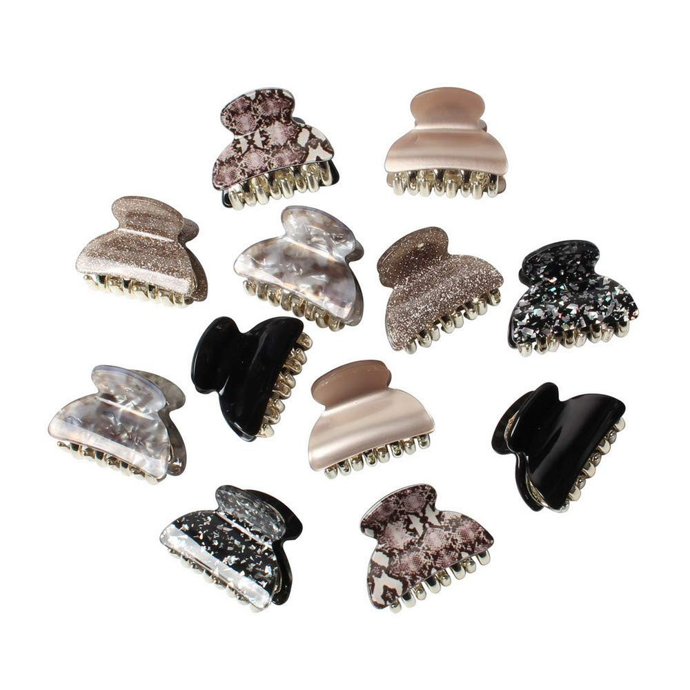 Cuizhiyu floral-printed hair clip 1.57-inch for stylish daily wear with secure grip.