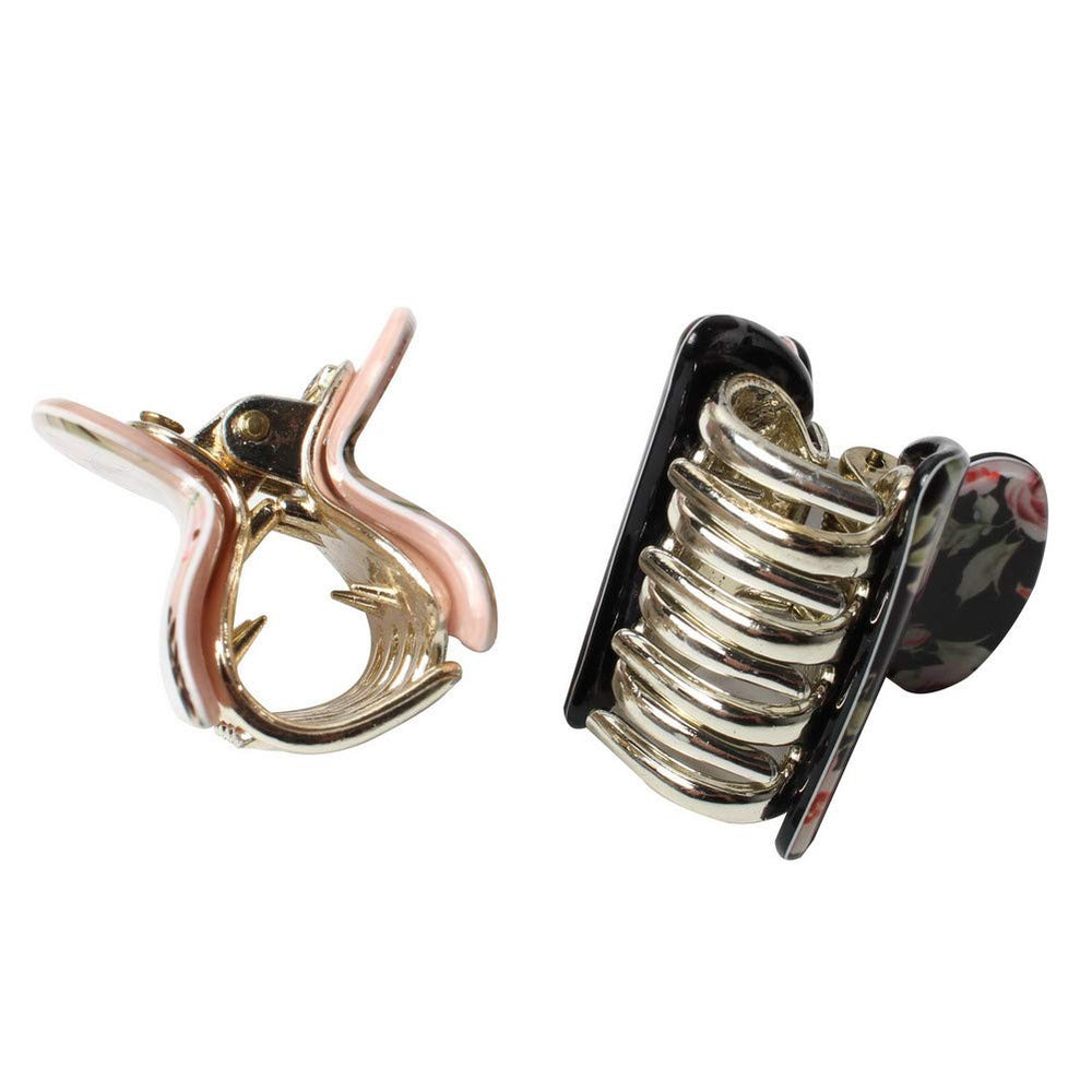 Cuizhiyu metallic-shining acrylic clip combines durability and shine.