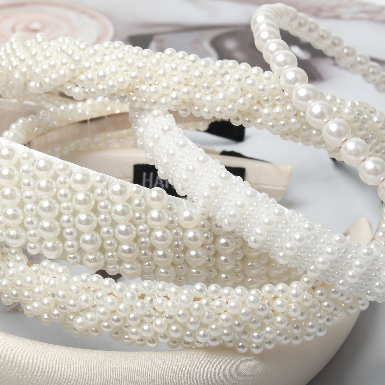Cuizhiyu wedding headband ensemble features elegant pearls for formal event accessory.