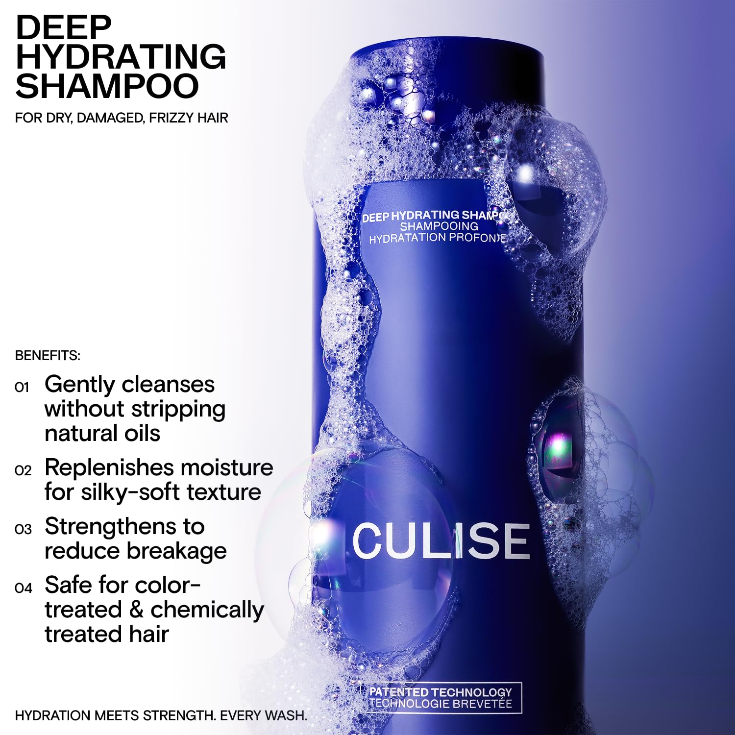 CULISE probiotics microbiome graphic emphasizes supportive, healthy-looking strands.