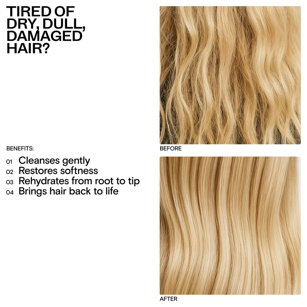 CULISE shampoo application pouring stream shows rich lather for smooth frizz-free hair.