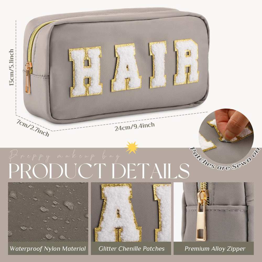 Cunno face-style nylon makeup bag for quick-access cosmetics