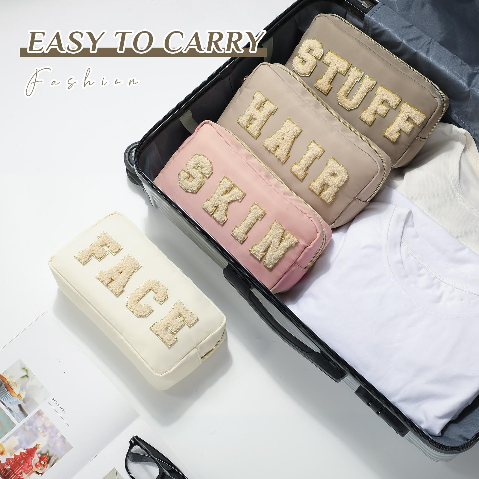 Cunno bags organize cosmetics and essentials for everyday life