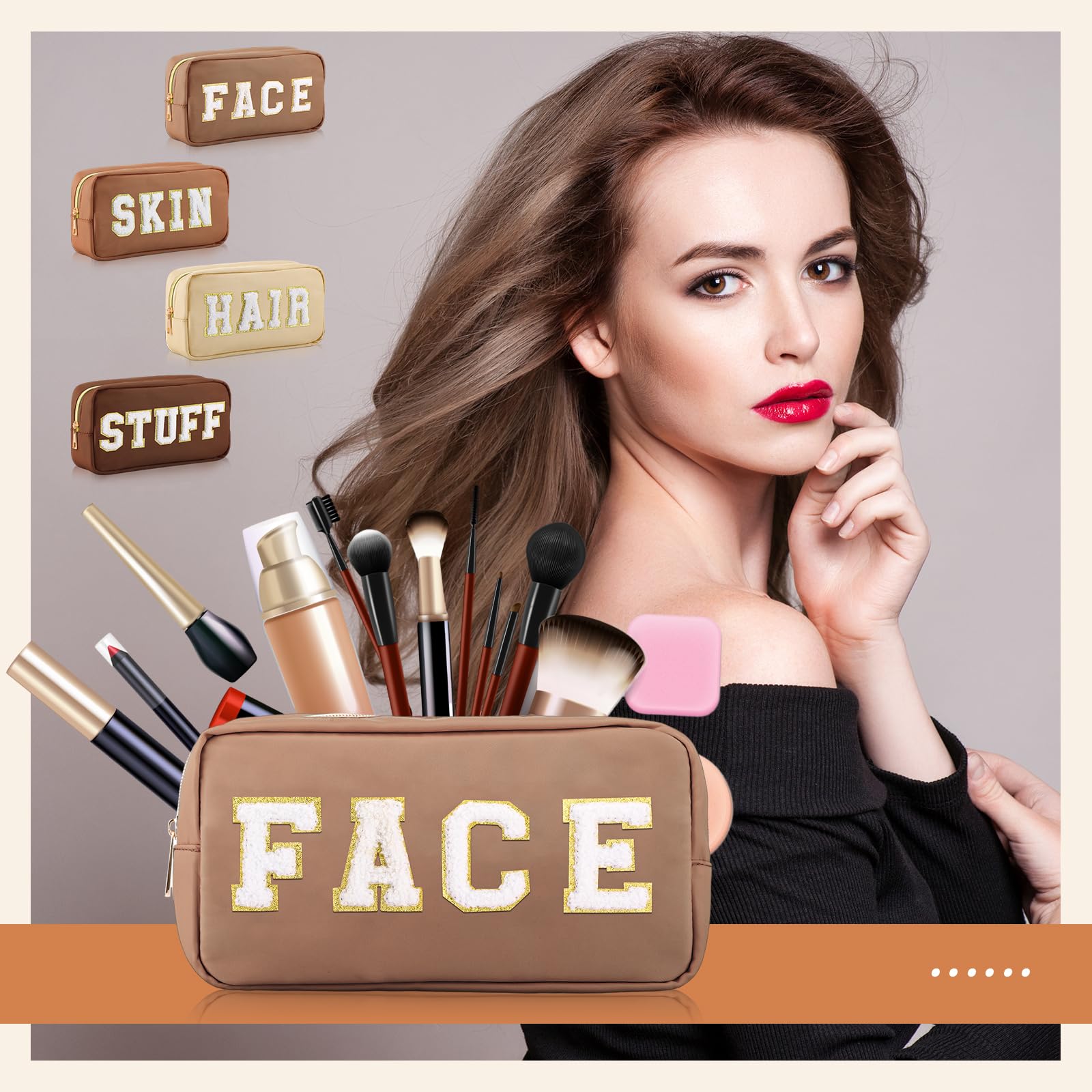 Cunno brown set vivid – four color options for different styles.