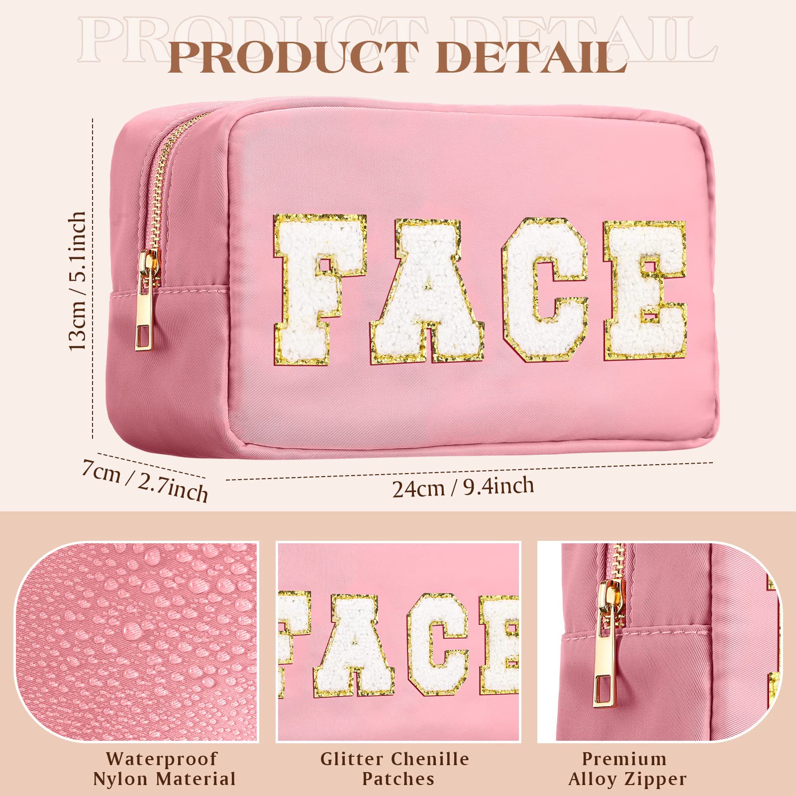 Cunno multi-color pack of four bags arranged for separate daily items.