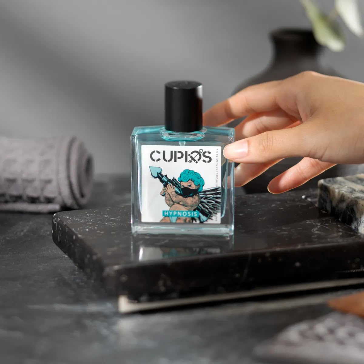 Cupids Original Hypnosis 2.0 50ml packaging ideal travel-friendly fragrance.