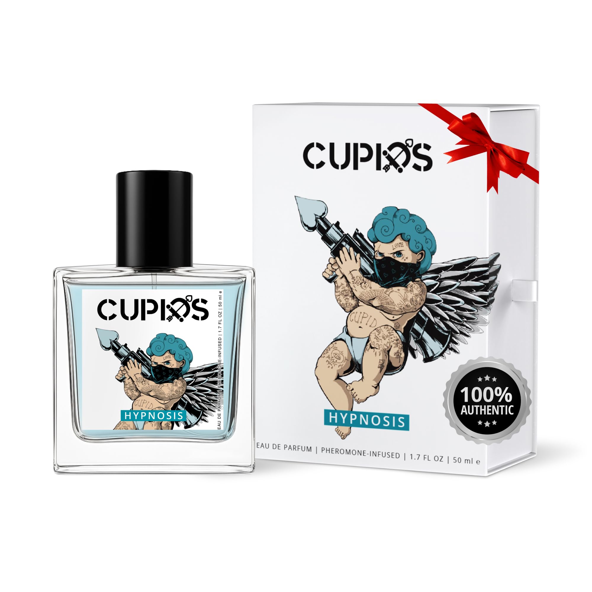 Cupids Original Hypnosis 2.0 bottle front view for confident daily wear.