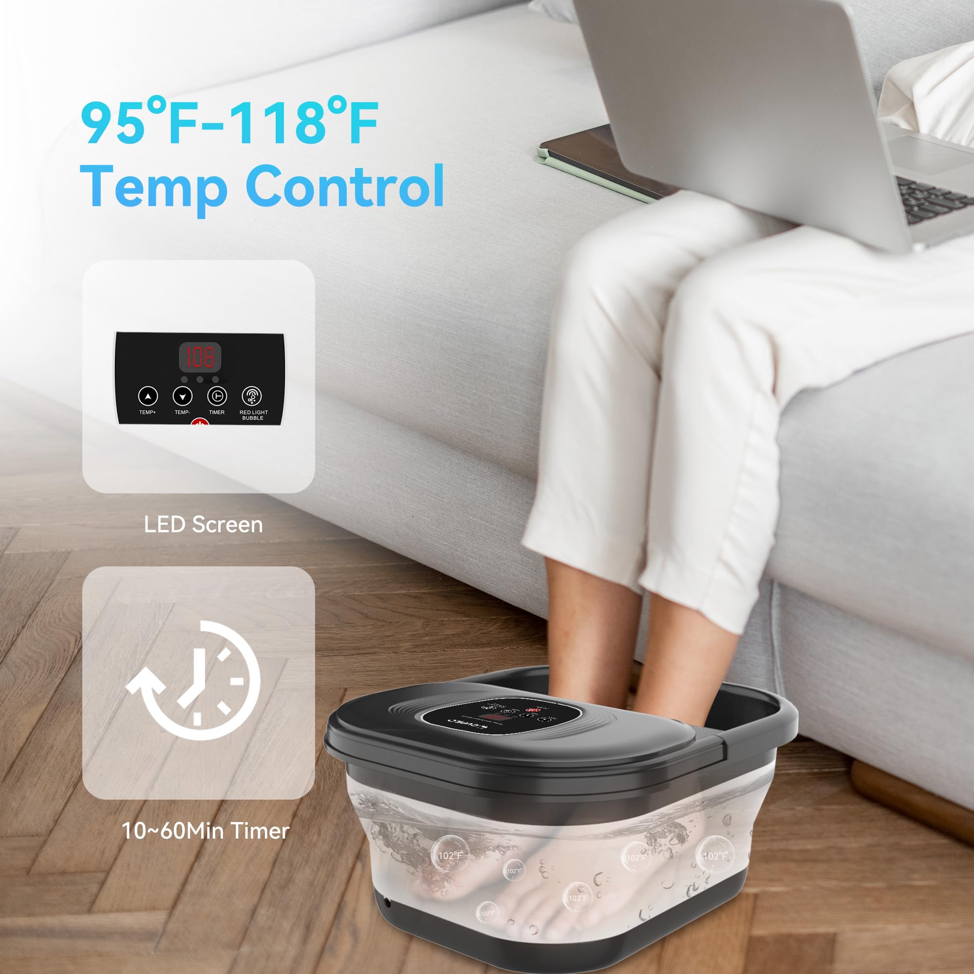 CuPiLo Foot Spa pumice stone for at-home foot care and skin smoothing.