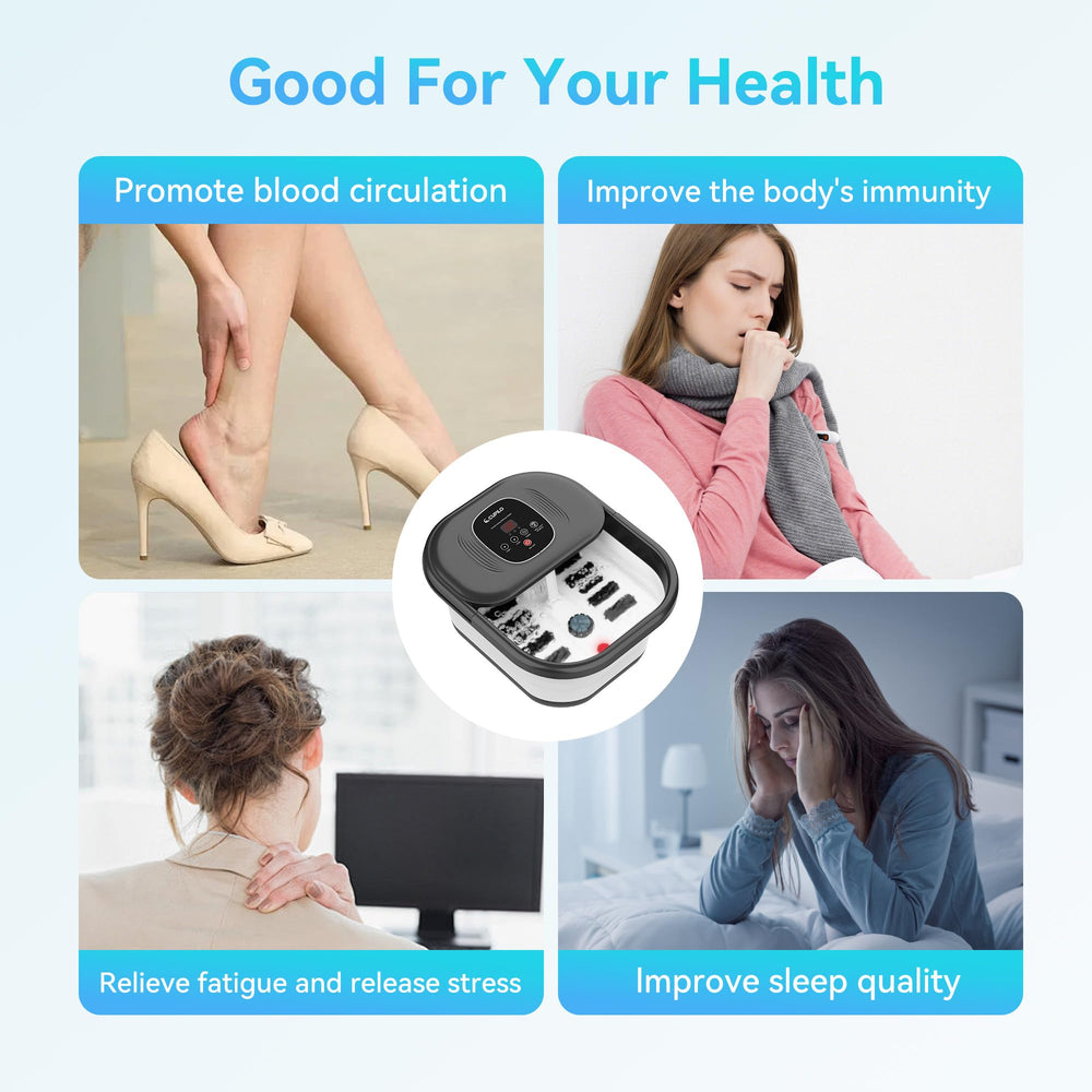 CuPiLo Foot Spa travel-compact design for portability.