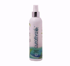 Curativa Bay Hypochlorous acid spray closeup highlights safe, natural skincare support