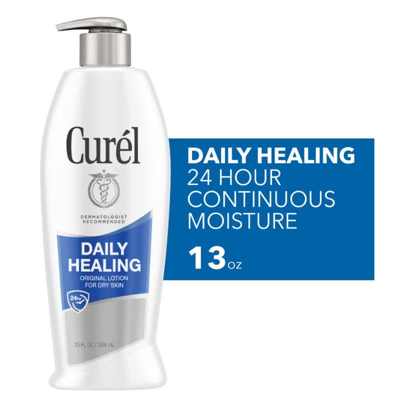 Curél product label close-up conveys dermatologist-recommended quality.