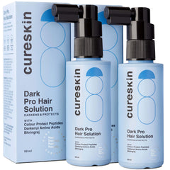 Cureskin Anti Grey Hair Serum bottle shows lightweight formula for gradual color restoration