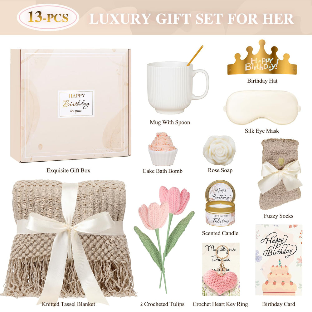 CuriBox fuzzy socks provide plush comfort for cozy at-home moments.