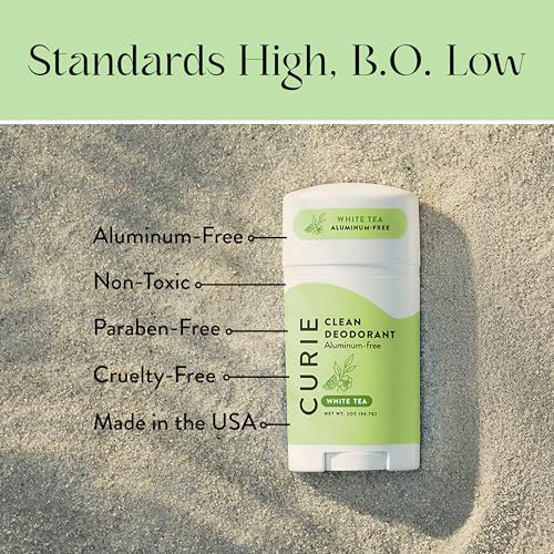 Curie Original Stick in White Tea offering gentle odor protection and skin-friendly ingredients.