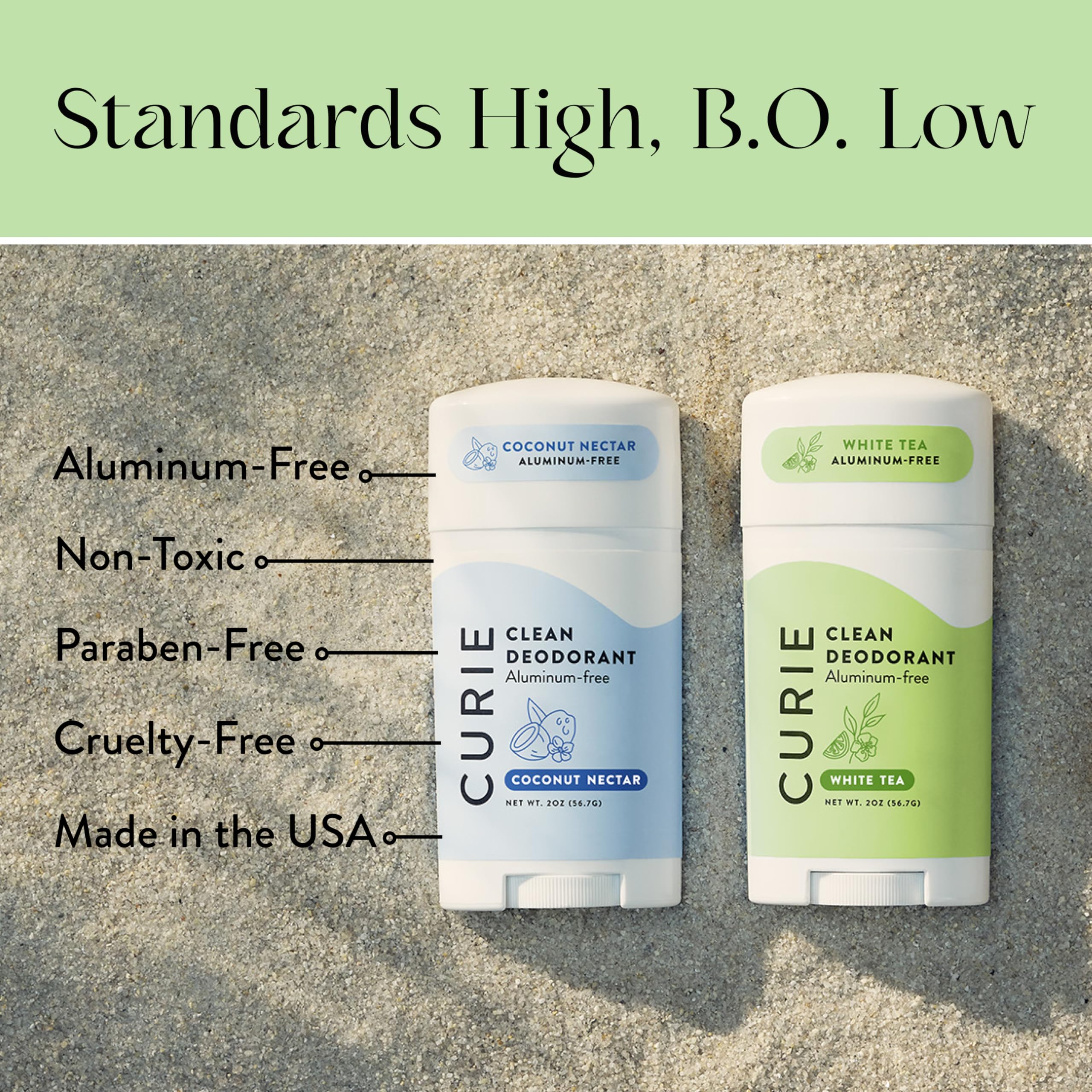 Curie probiotic ingredients support skin-friendly odor control and comfort