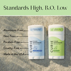 Curie probiotic ingredients support skin-friendly odor control and comfort
