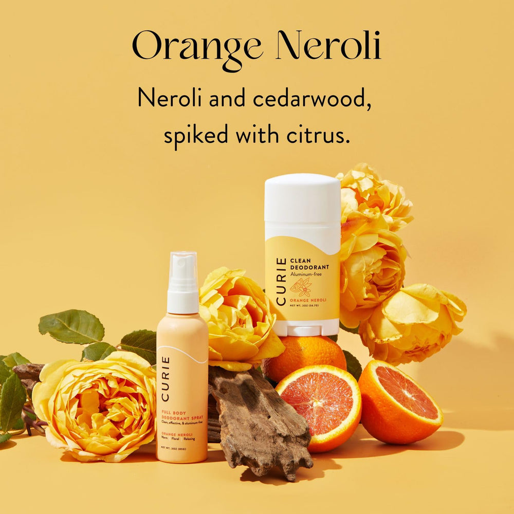 Orange neroli white tea scent close-up.