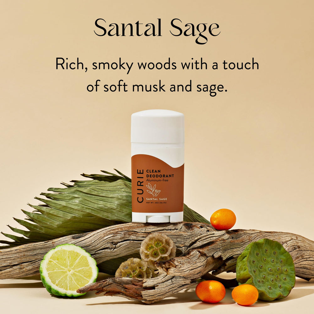 Curie packaging and label highlighting clean, vegan formula.