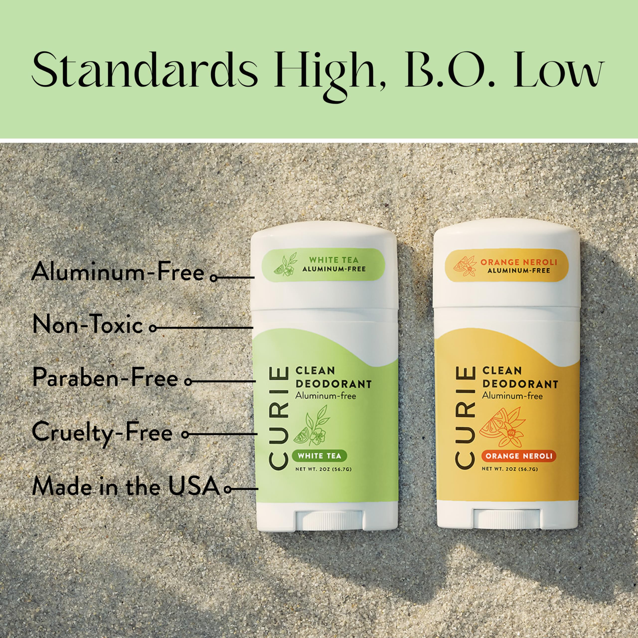 Curie probiotics support skin comfort during daily use.