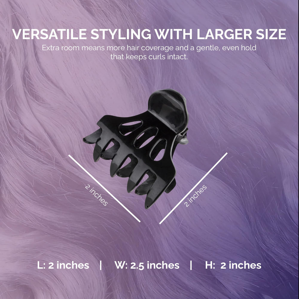 Curl Keeper cruelty-free, silicone-free clamps ideal for daily styling routines