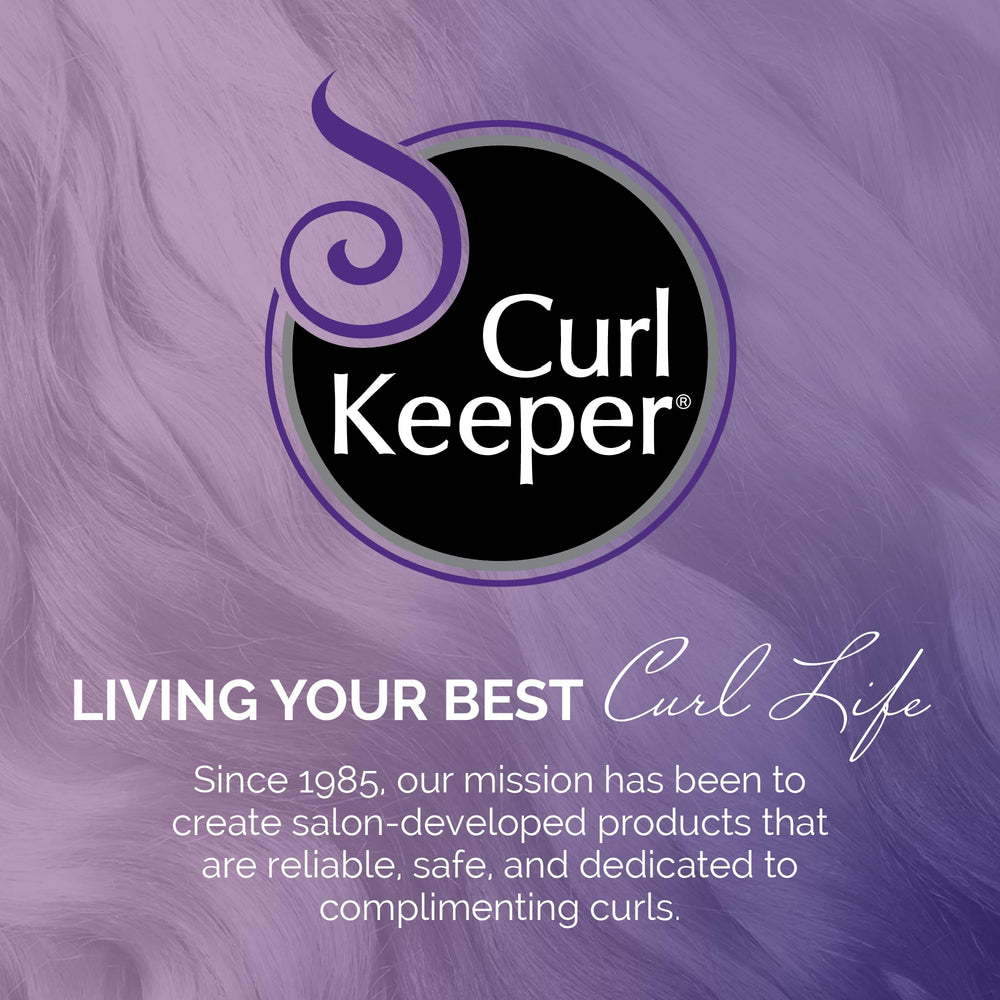 Curl Keeper Flexy Brush in shower with conditioner for defined curls