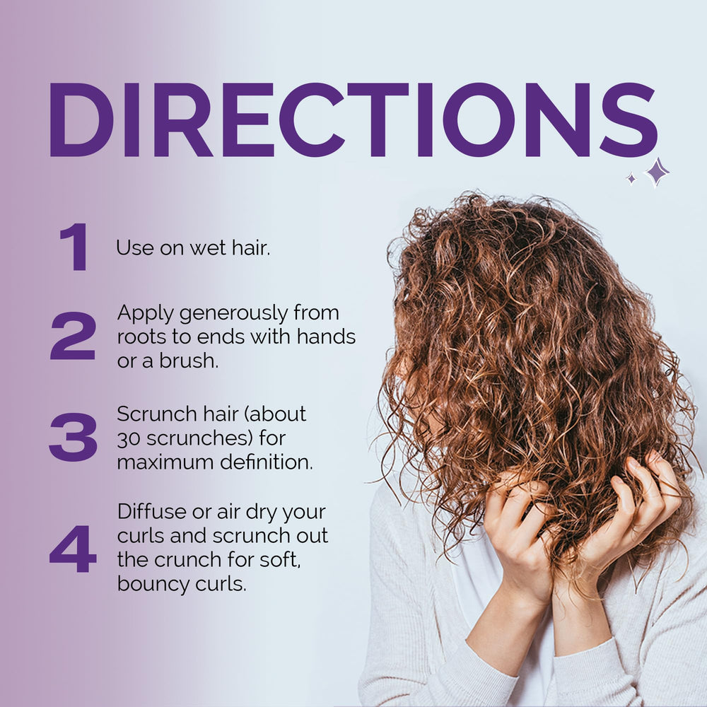 Packaging highlights silicone-free, vegan, cruelty-free Curl Keeper formula