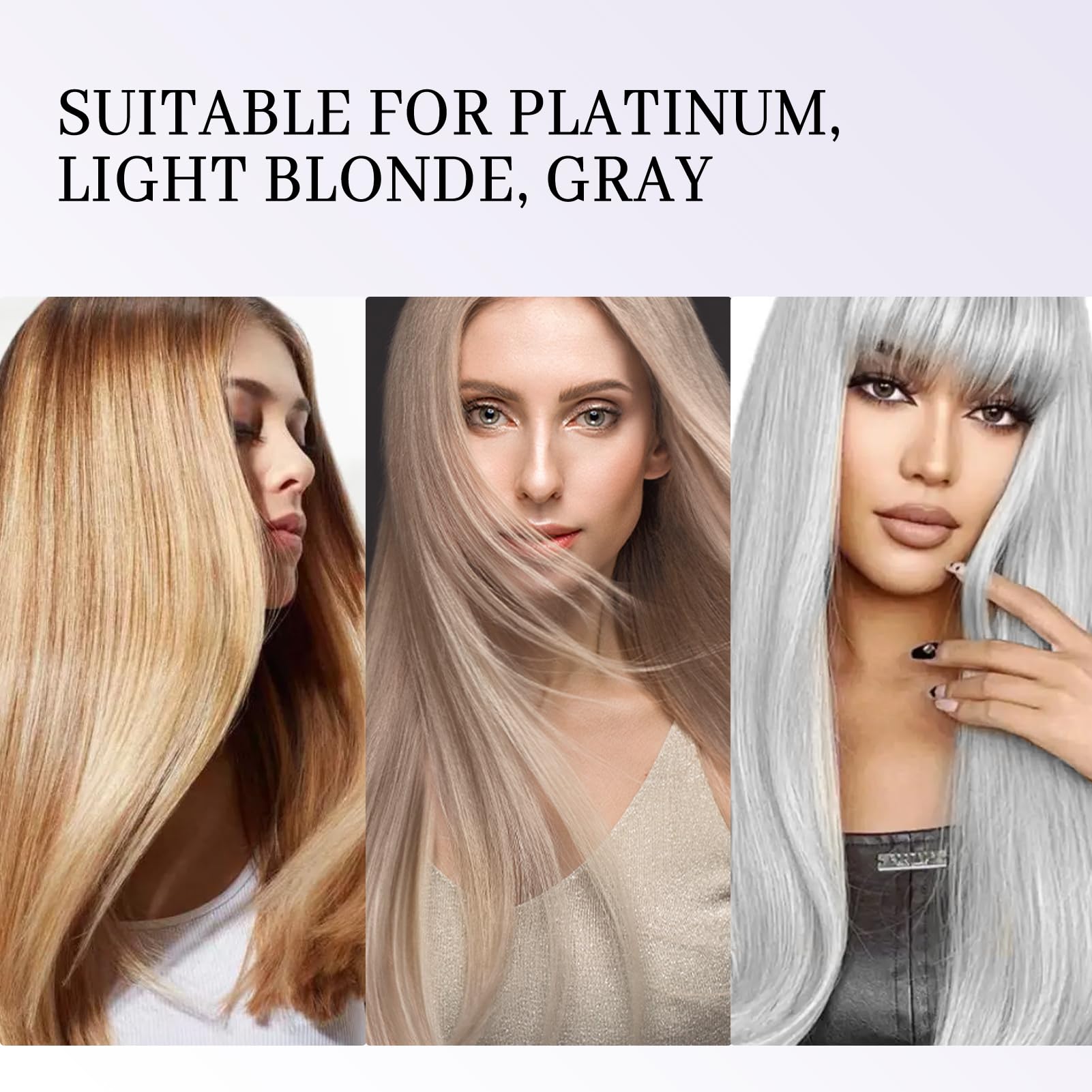 Curlland Purple Leave-In Conditioner Spray gloss finish—non-sticky, lightweight conditioning for fine hair.