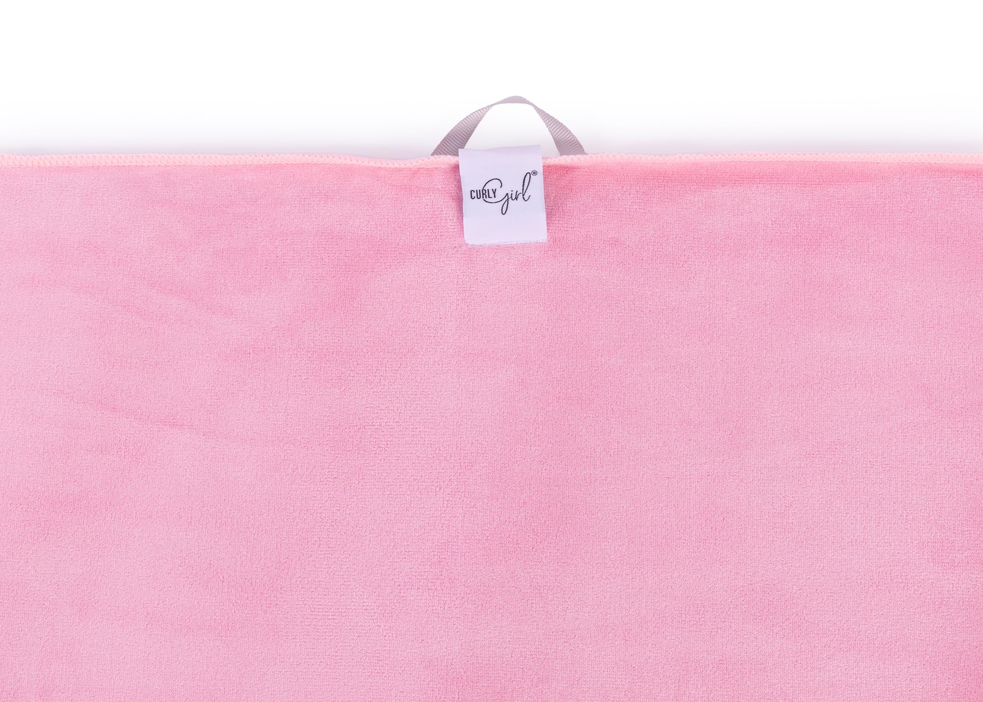 Curly Girl Towel soft microfiber for gentle care of curly hair.