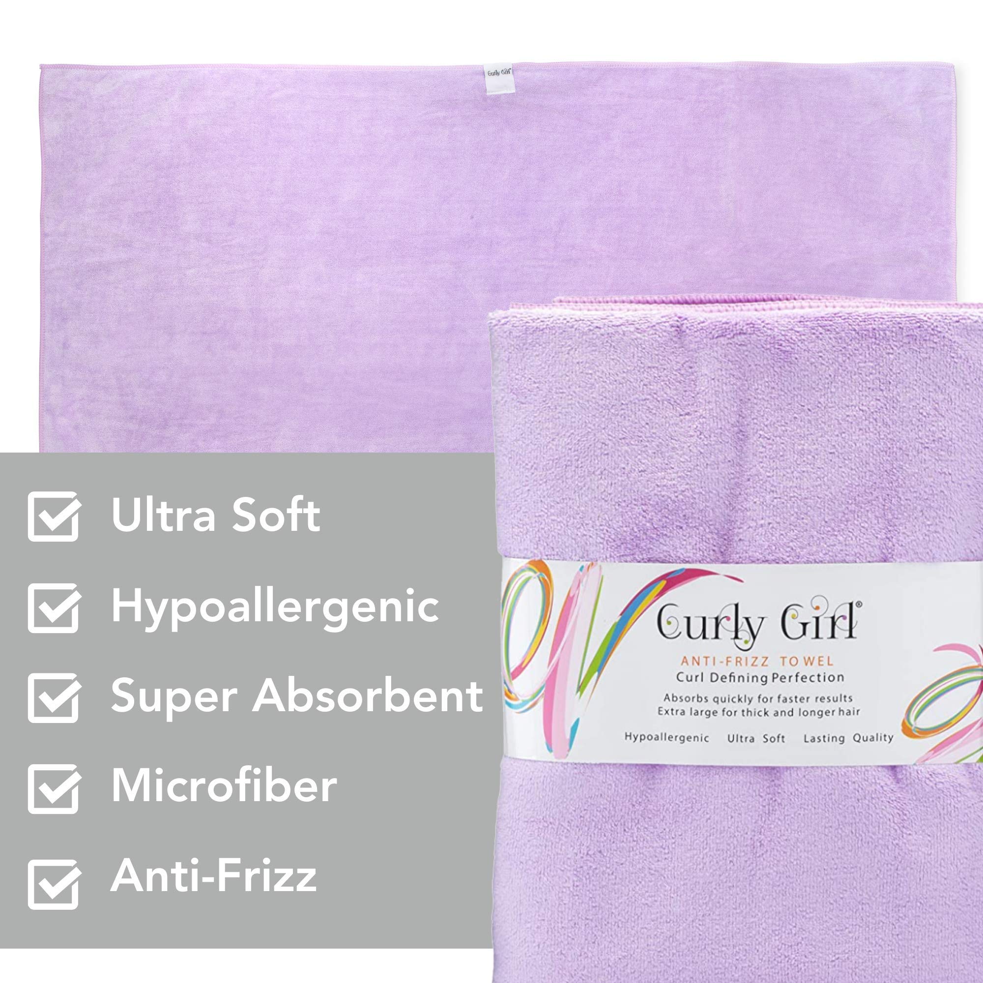 Curly Girl towel-ready-for-diffuser-time after wrapping to diffuse curls.