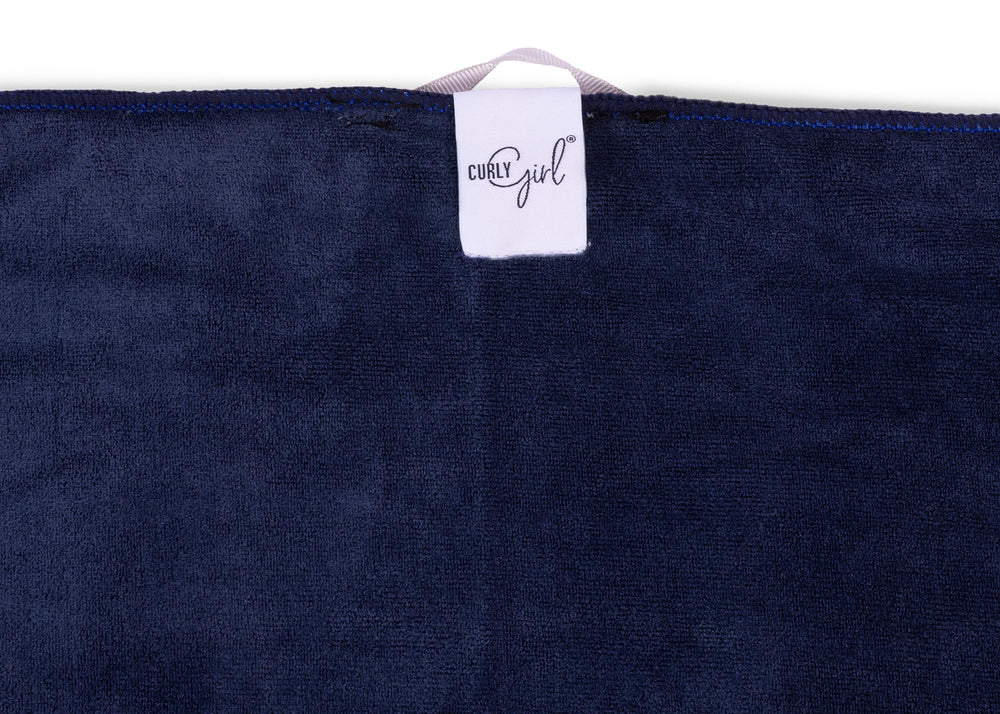 Curly Girl towel women curls showcase comfortable wrap for defined days.