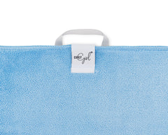 Curly Girl towel large size for diva curls during air-dry routine.