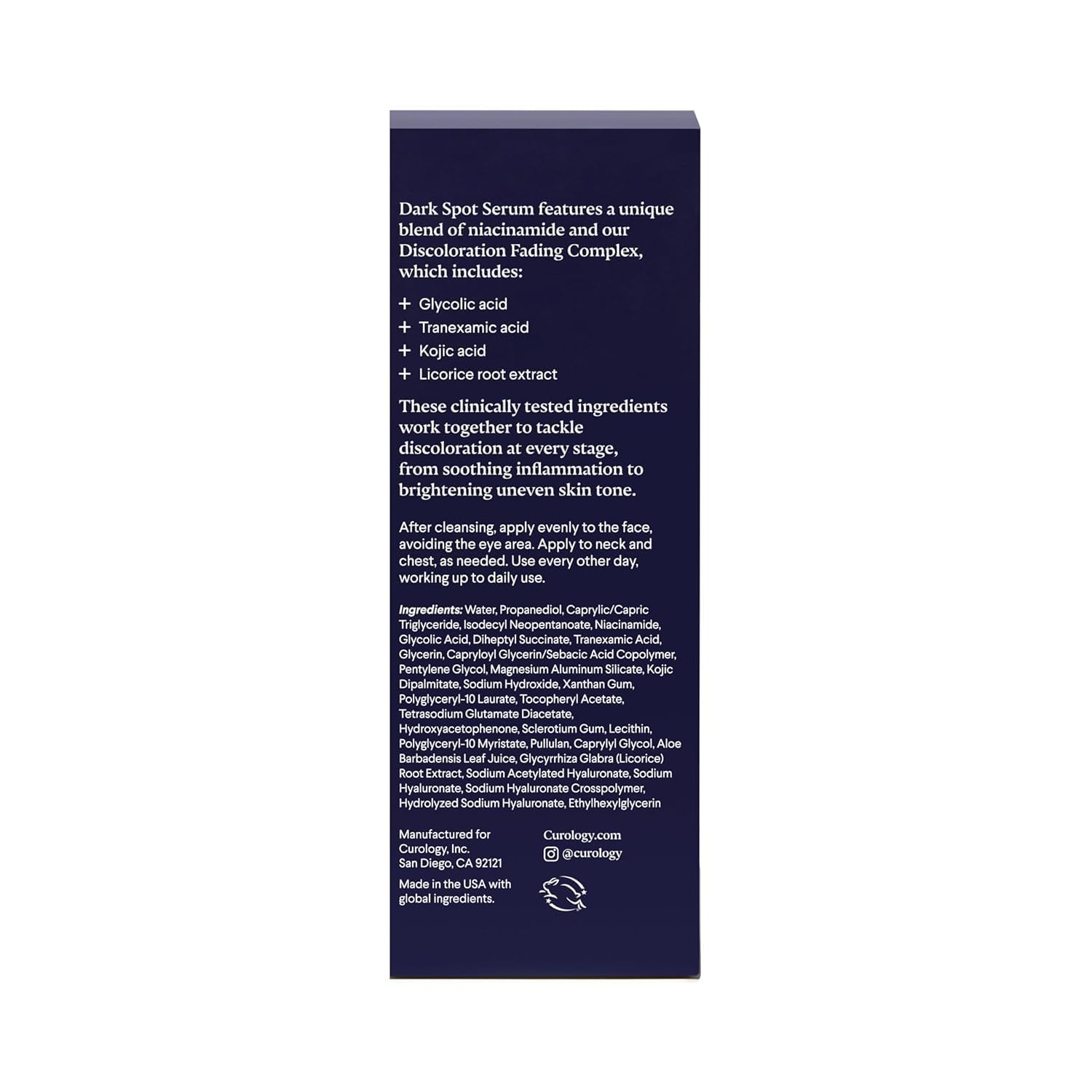 Curology Dark Spot Serum suitable for all skin types including oily skin.